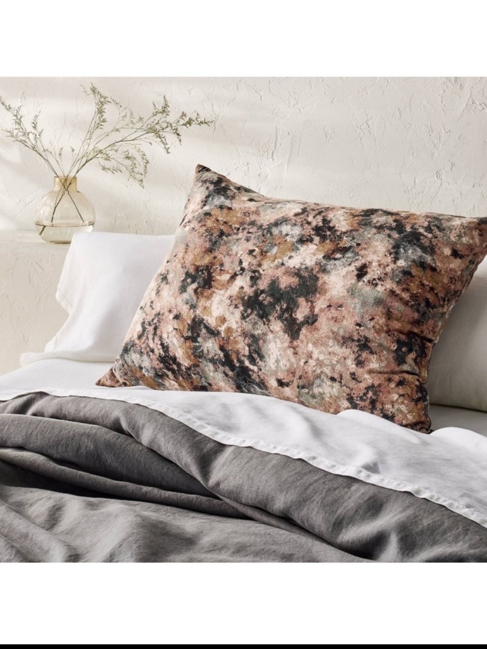 Casaluna King Heavyweight Linen Blend 26” x 34” Euro Pillow